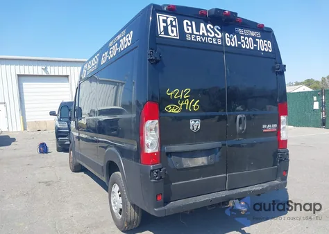 2016 Ram Promaster 2500 High Roof z USA, uszkodzony, nr VIN 3C6TRVCG5GE126582